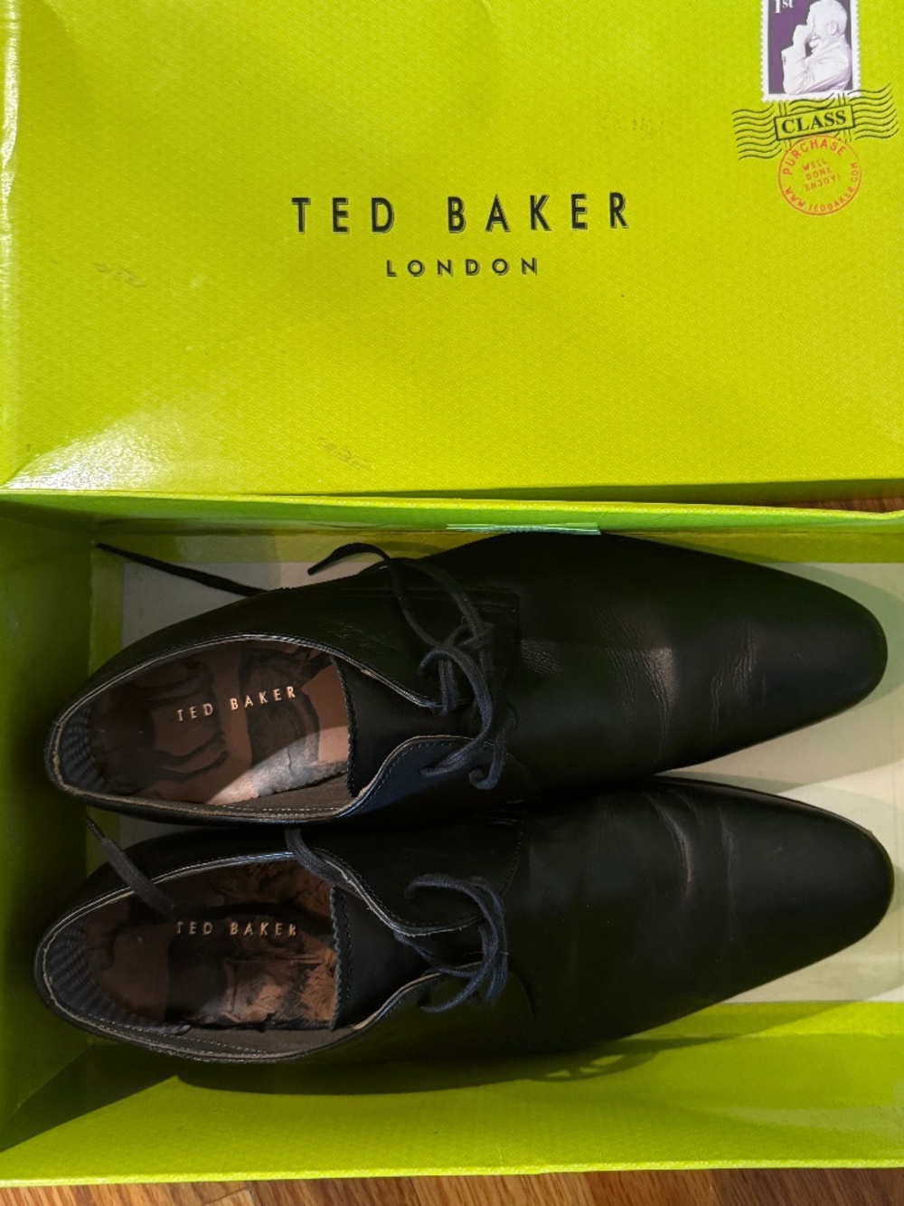 Ted Baker London Mens Black Dress Shoes Size 9